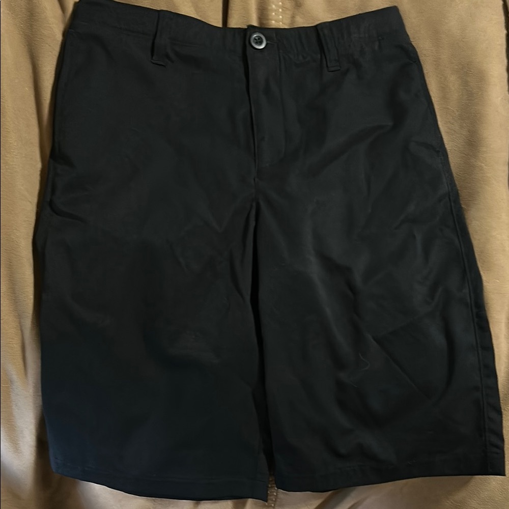 Under Armour Black Tailored Knee-Length Shorts